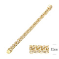 14k 18k Hip Hop Jewelry Gold Link Bracelet